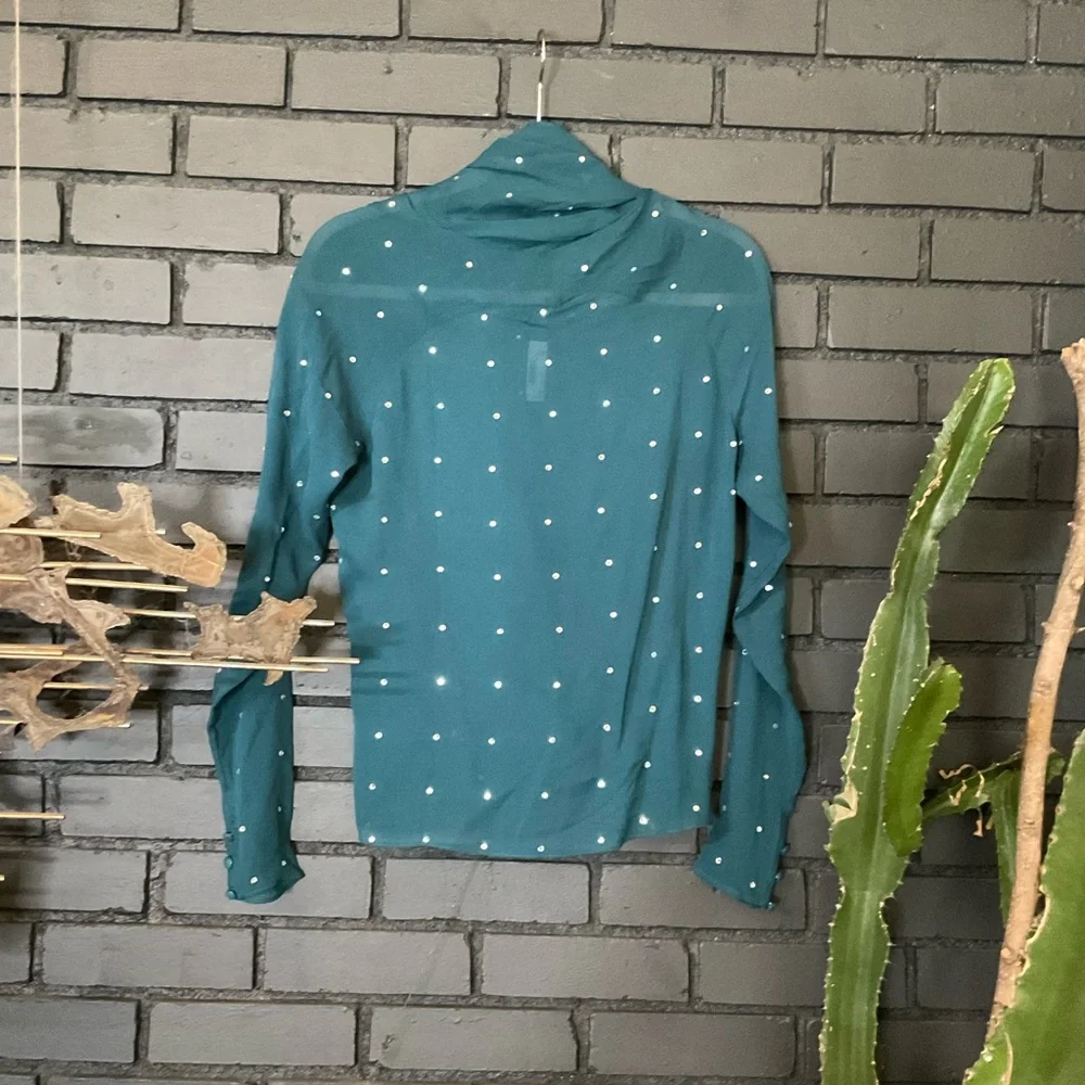 Foley + Corinna Surplice Draped Crystal Top Size Small - Picture 2 of 7